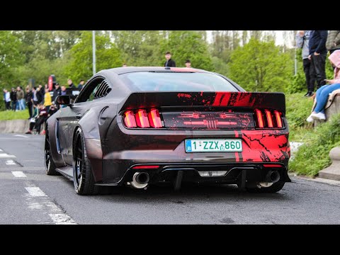 Modified cars & Sportcars leaving a Carshow | GR8-ICS 2019