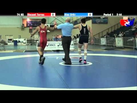 Vincent Torres vs. Alec Ortiz at 2013 ASICS University Nationals - GR