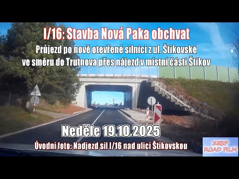 25.10.19 Silnice I/16: Nová Paka obchvat