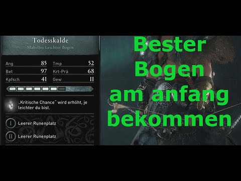 Bester Bogen am Anfang bekommen Assasssins Creed Valhalla
