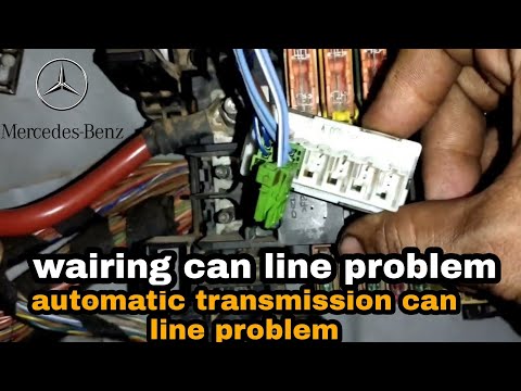 Mercedes-Benz without changing gear consult workshop can line wairing problem
