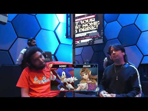 Wrath (Sonic) vs ven (Zelda) | Winners Semis | Knockdown #107
