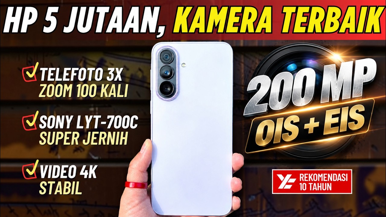 TOP 5 HP 5 JUTAAN (KAMERA TERBAIK) EDISI OKTOBER 2026