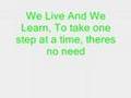 Jordin Sparks- One Step At A Time Lyrics