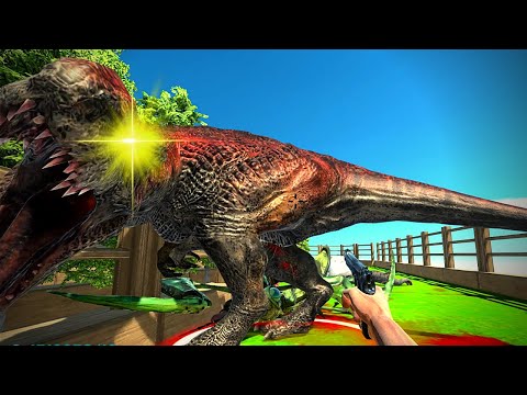 DEATH RUN WITH PISTOL (FPS) !! -Animal Revolt Battle Simulator