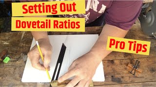 How to: 2 easy methods for setting out a dovetail ratio