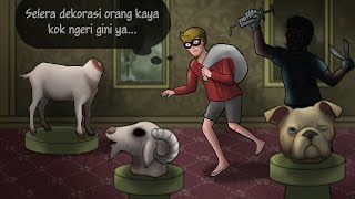 Download lagu MALING APES - Salah Pilih Rumah, dijadiin Eksperimen Gila | Kartun Hantu, Animasi Horror mp3