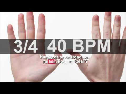 🔴 40 BPM Applause Metronome