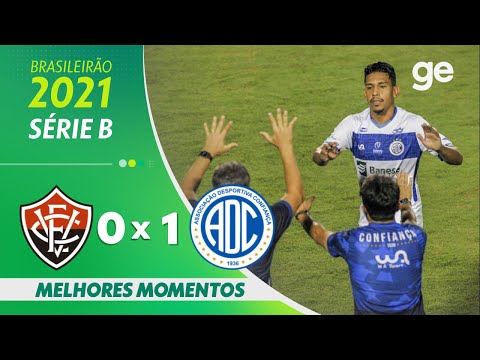 Gols e lances de Vitória x Confiança-SE