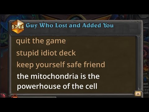 I Made This Guy LOSE HIS MIND... in Hearthstone.