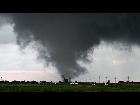 Selden, Kansas Takes Direct Hit From Tornado 5/24/2021. Shot in 4K