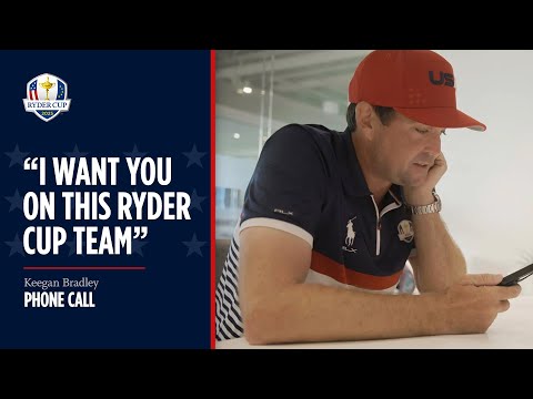 Behind the Call: Keegan Bradley Tells Sam Burns He’s on the 2025 Ryder Cup Team