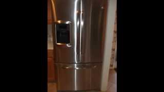 GE Bottom Freezer Refridgerator fix. Evaporator Coil drain. Model GFSS6KKX