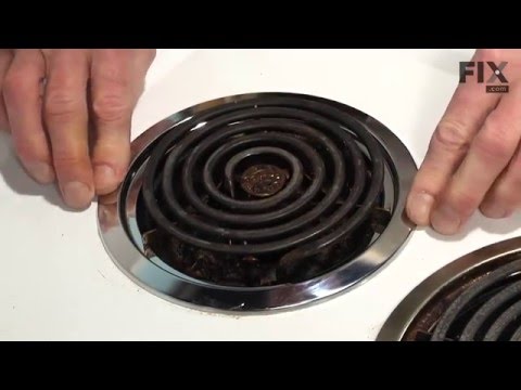 GE-Herdreparatur – So ersetzen Sie den Zierring – 6"