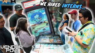What Happens When “Interns” Run a Pokemon Booth? | Twin Oaks Card Show | Vendor POV