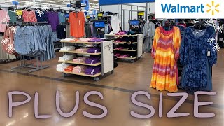 😍SHOPPING THE ENTIRE PLUS SIZE SECTION AT WALMART‼️WALMART SHOP WITH ME | WALMART PLUS SIZE CLOTHES