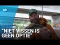 Sportvisser Juul trotseert weer en wind