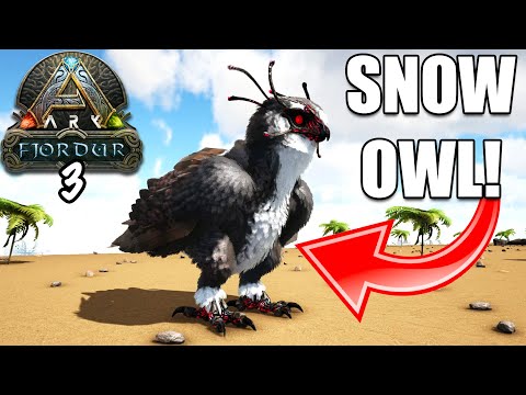 New Snow Owl Flying Mount! | Ark Fjordur [Ep.3]