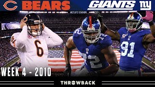 SACKFEST on Sunday Night! (Bears vs. Giants, 2010)