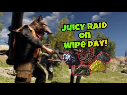 Juicy Wipe Day RAID! - Rust Console Edition!