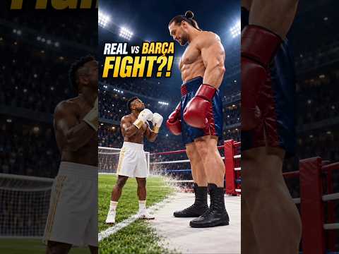 Real Madrid vs Barcelona Turned Into a BOXING MATCH 😂🥊