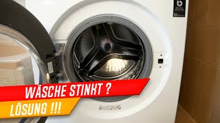 Waschmaschine reinigen, Waschmaschine stinkt, Wäsche stinkt nach waschen, müffelt - was tun?