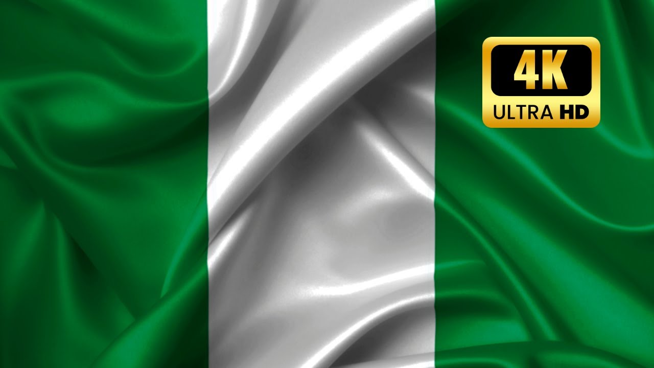 NIGERIA FLAG | FLAG OF NIGERIA | WAVING OF NIGERIA FLAG | 1 HOURS (4K UHD)