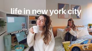 a nonstop week in nyc living alone & staying social *very productive*