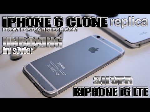Kiphone i6 Lte White (How to spot an iPhone 6 Replica) [UNBOXING] MTK6572 1.3GHz 4.7 inch