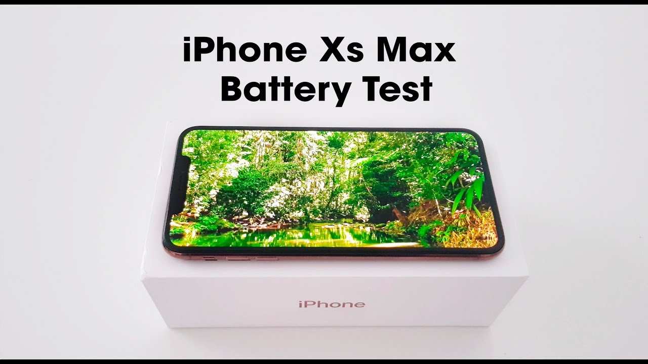 iPhone Xs Max | Battery Test | giffgaff