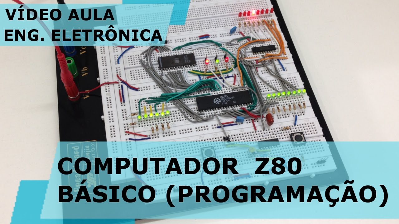 PROGRAMANDO O COMPUTADOR BÁSICO Z80 | Vídeo Aula #164