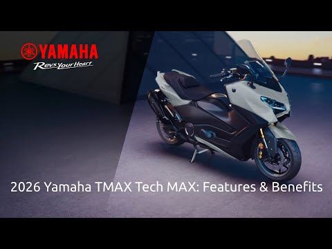 2026 Yamaha TMAX Tech MAX: Features & Benefits
