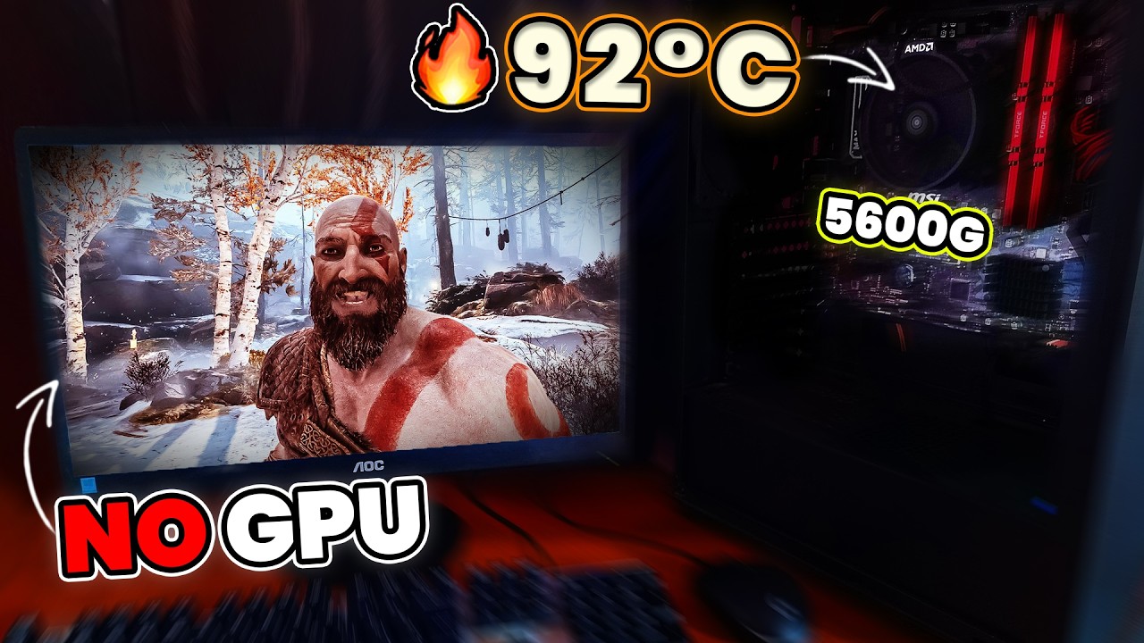 NO GPU: Ragnarok in 5600G 🔥92°C | God Of War Ragnarok