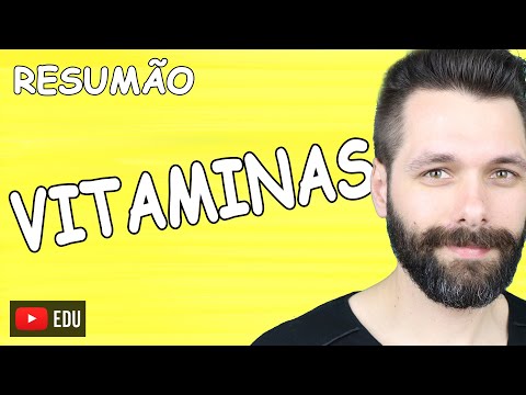 RESUMO Sobre VITAMINAS - Bioquímica | Biologia com Samuel Cunha