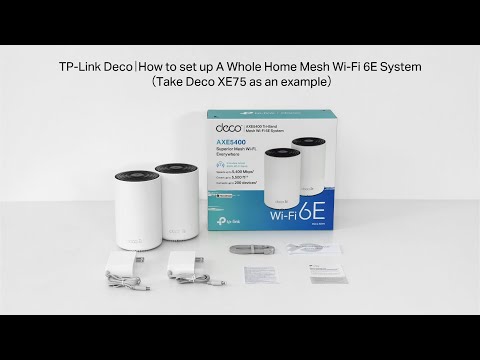 TP-Link WiFi 6E ルーターDeco 振りまわさ XE75/A 2ユニット TP-Link WiFi 6E ルーターDeco 振りまわさ XE75/A 2ユニット