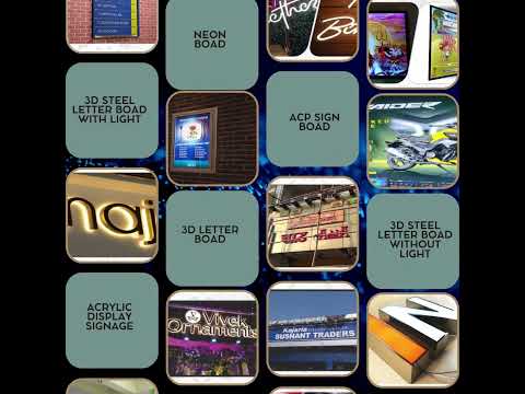 Stainless Steel Letter Sign Board