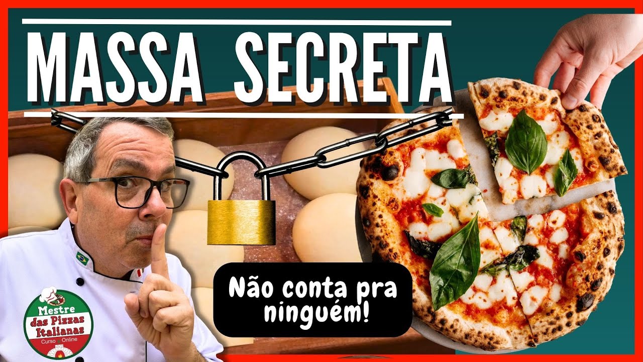MASSA DE PIZZA SECRETA DO CHEF JOSÉ CARLOS | A MELHOR!
