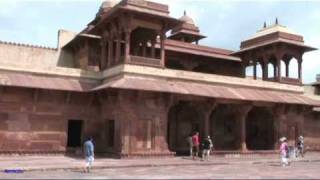 preview picture of video 'Fathepur Sikri, La ciudad de Akbar, INDIA del Rajastán, en HD.'