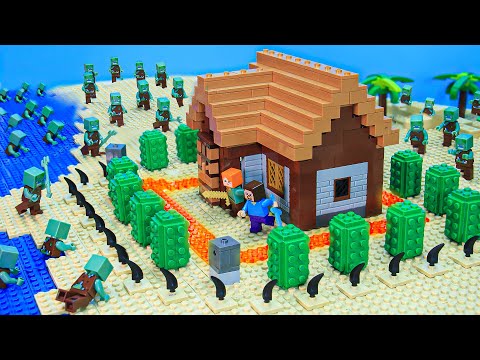 Best Of Brickmine | 1000+ Days in Lego Minecraft - Stop Motion Animation