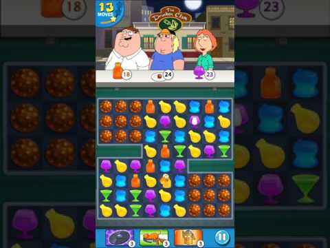 Family Guy - Another Freakin' Mobile Game : Level 23 - 3 stars! No Boosters!