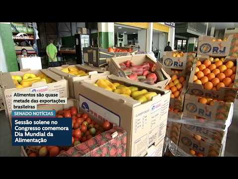 Sessão solene no Congresso comemorou Dia Mundial da Alimentação