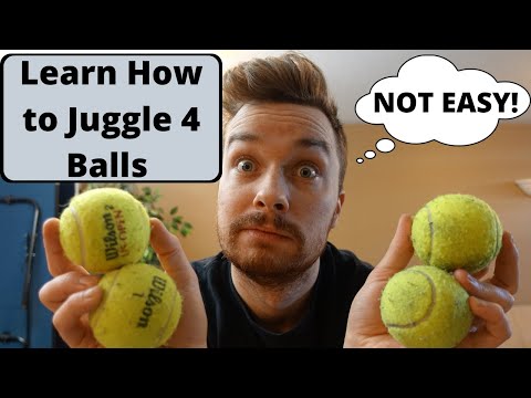 I Learned to Juggle 4 Balls!