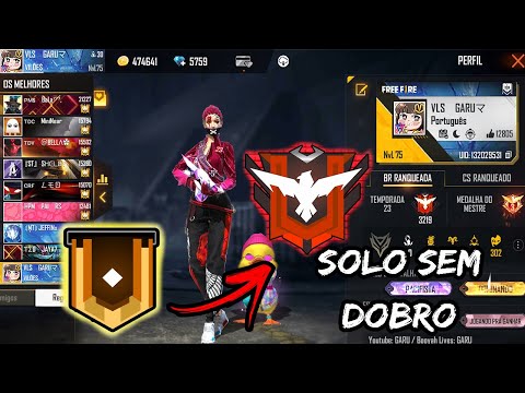 DO OURO AO MESTRE SOLO EM 2 DIAS SEM DOBRO DE PONTOS TEMPORADA 23 HIGHLIGHT GARU FF FREE FIRE
