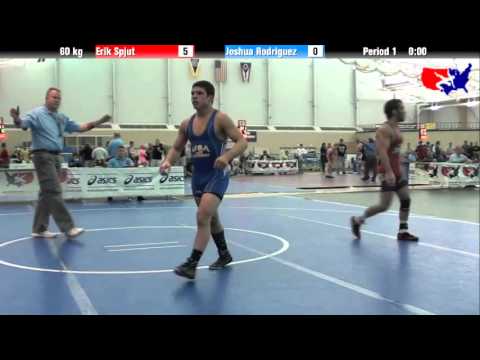 Erik Spjut vs. Joshua Rodriguez at 2013 ASICS University Nationals - FS