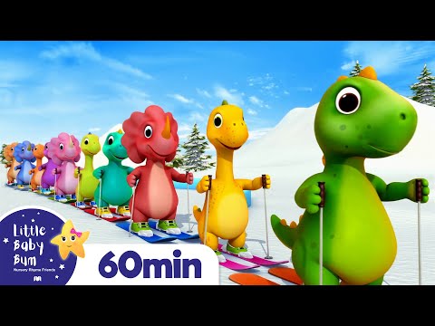 TEN Little DINOSAURS +More Nursery Rhymes and Kids Songs | Little Baby Bum
