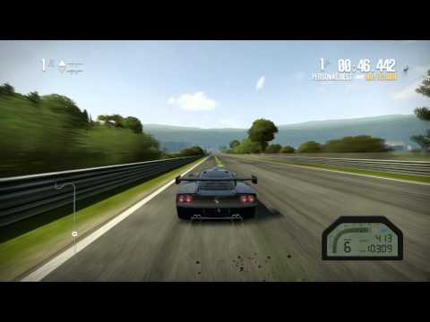 NFS Shift 2 Unleashed [HD] 0 to 447 kmh in 27 seconds with Works Ferrari F50 GT