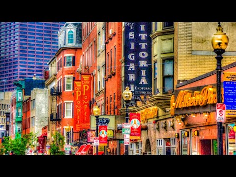 A Look At Hanover Street, North End, Boston, Massachusetts