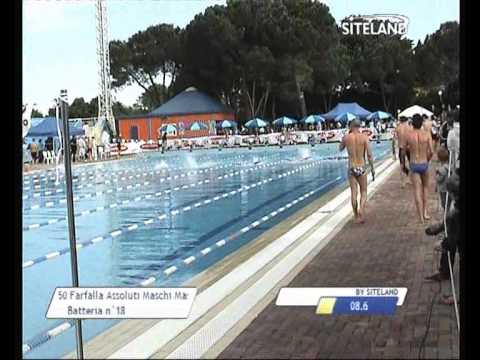 Serie 5 dei 50 Farfalla  Assoluti Maschi Master - 13 Memorial Andrea Bettiol