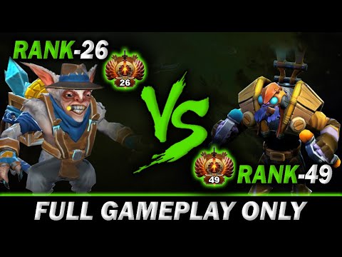 RED MEDAL BATTLE! Meepo Rank-26 VS Rank-49 Tinker - Full Gameplay Meepo #378
