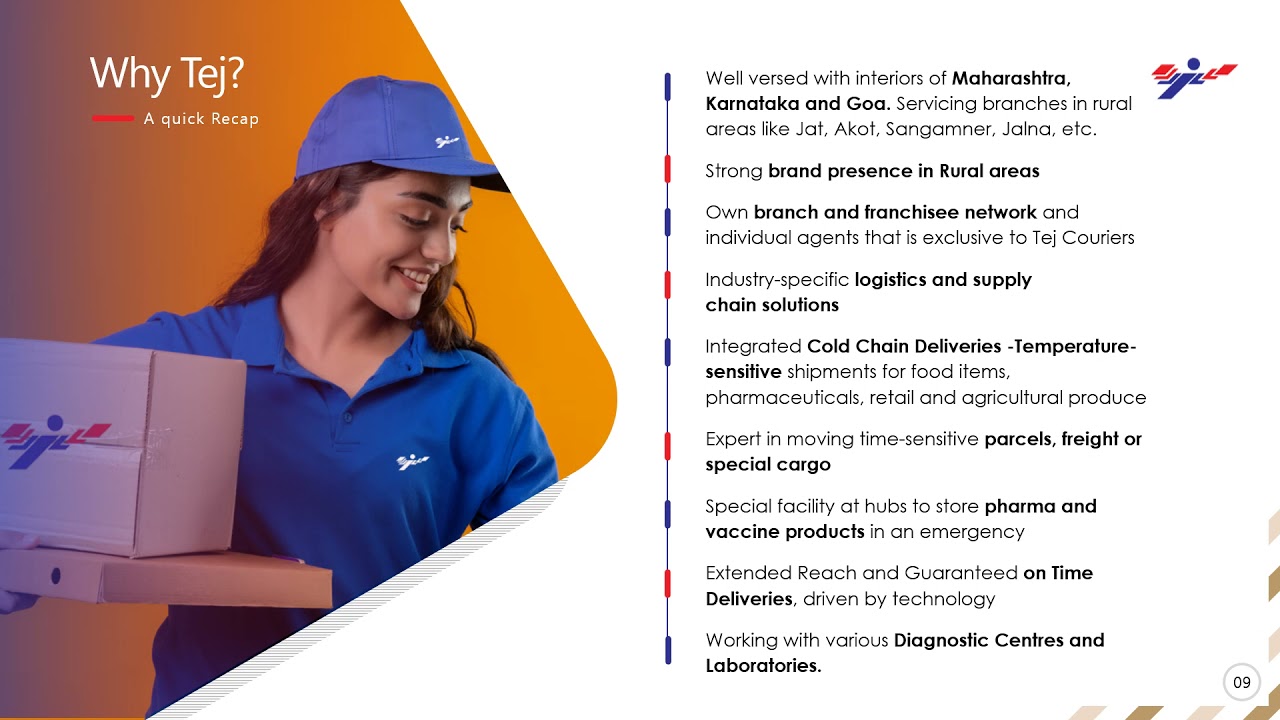 Tej Couriers Video Presentation